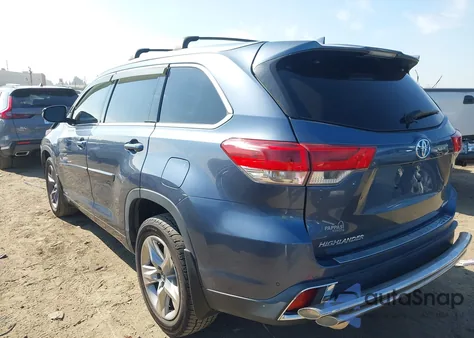 2019 Toyota Highlander Hybrid Limited from USA, damaged, VIN 5TDDGRFH6KS056667